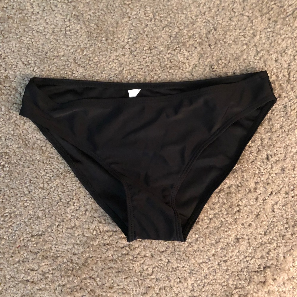 Plain Black Swim Suit Bottoms